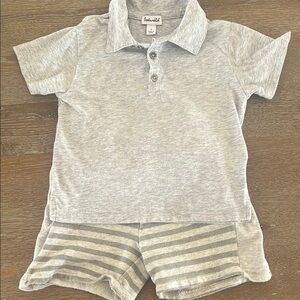 Splendid Kids Gray Polo Shirt